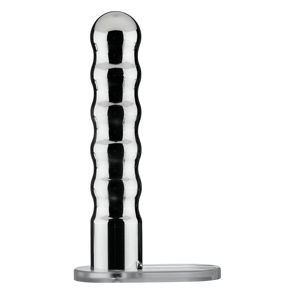 Wave Metal Strap-On Electro Dildo Wave Metal Strap-On Electro Dildo