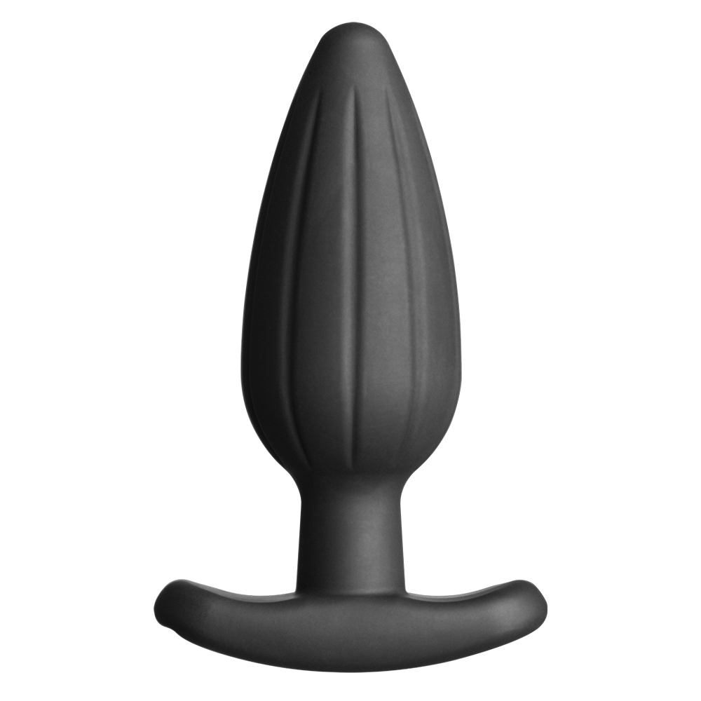 Silicone Noir Rocker Butt Plug - Large