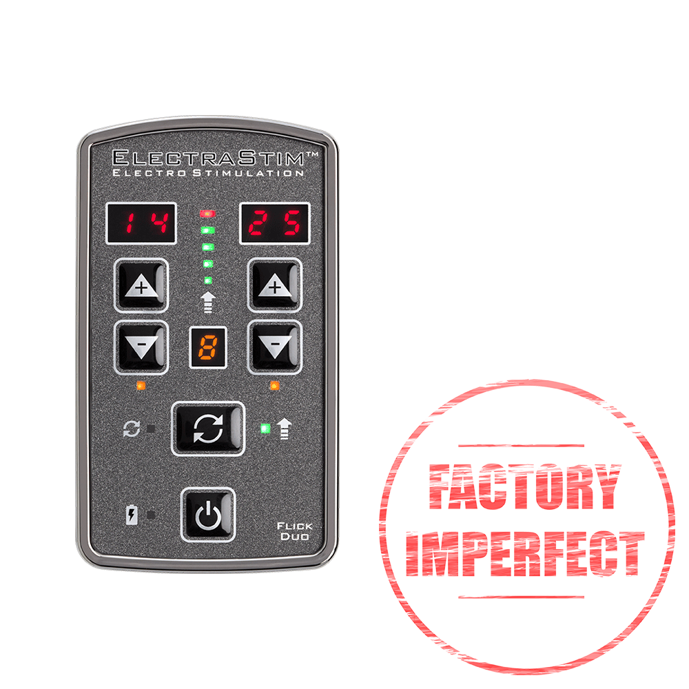 FACTORY IMPERFECT- ElectraStim Flick Duo Stimulator EM80-E