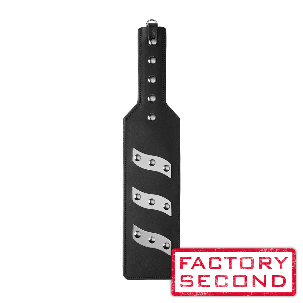FACTORY IMPERFECT - ElectraPaddle Leather Electro Spanking Paddle