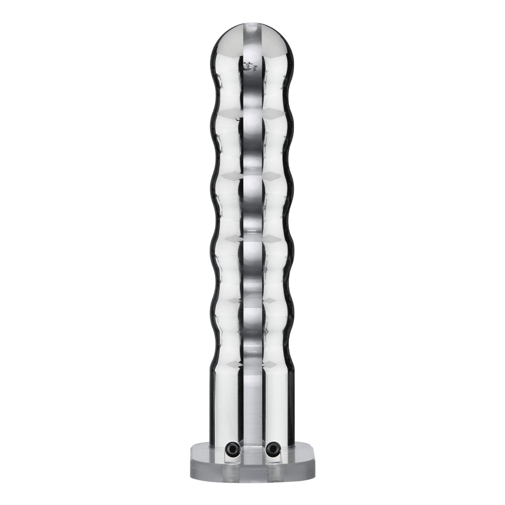 Wave Metal Strap-On Electro Dildo