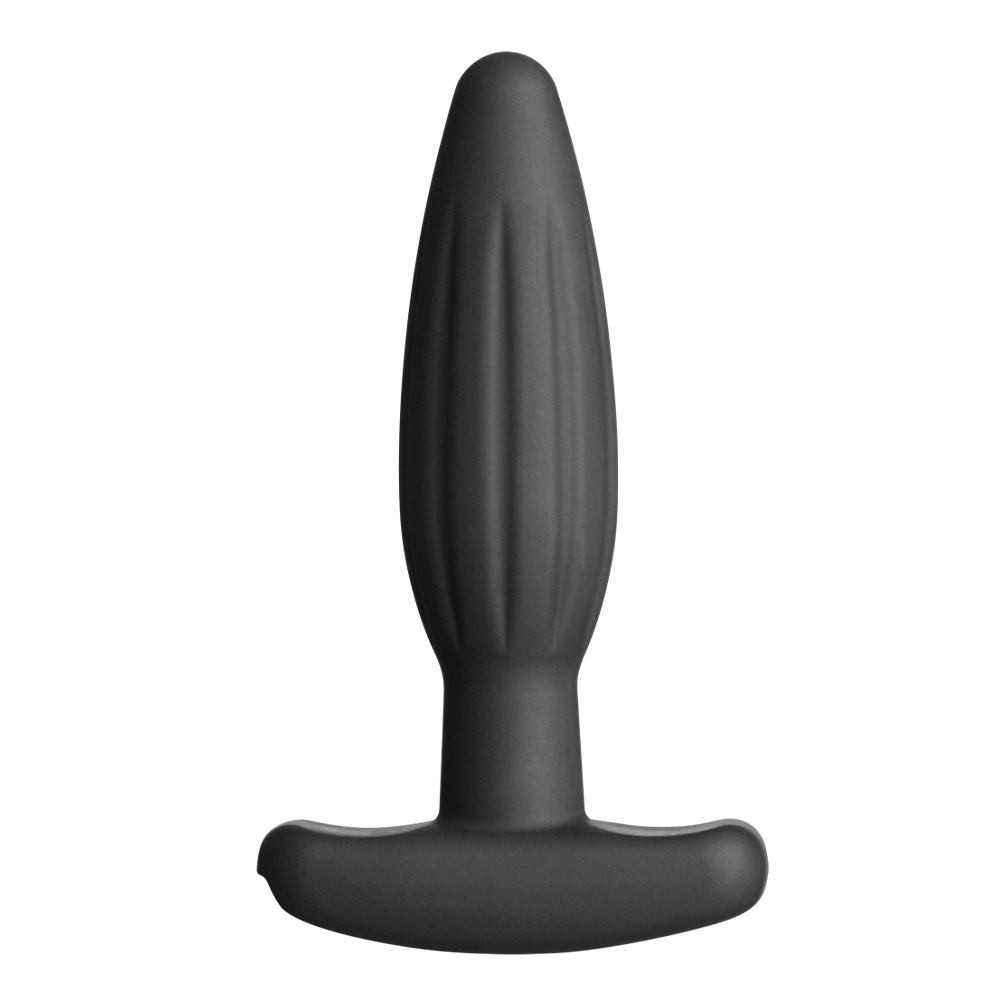 Silicone Noir Rocker Butt Plug - Small