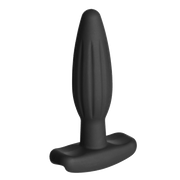 Silicone Noir Rocker Butt Plug - Small