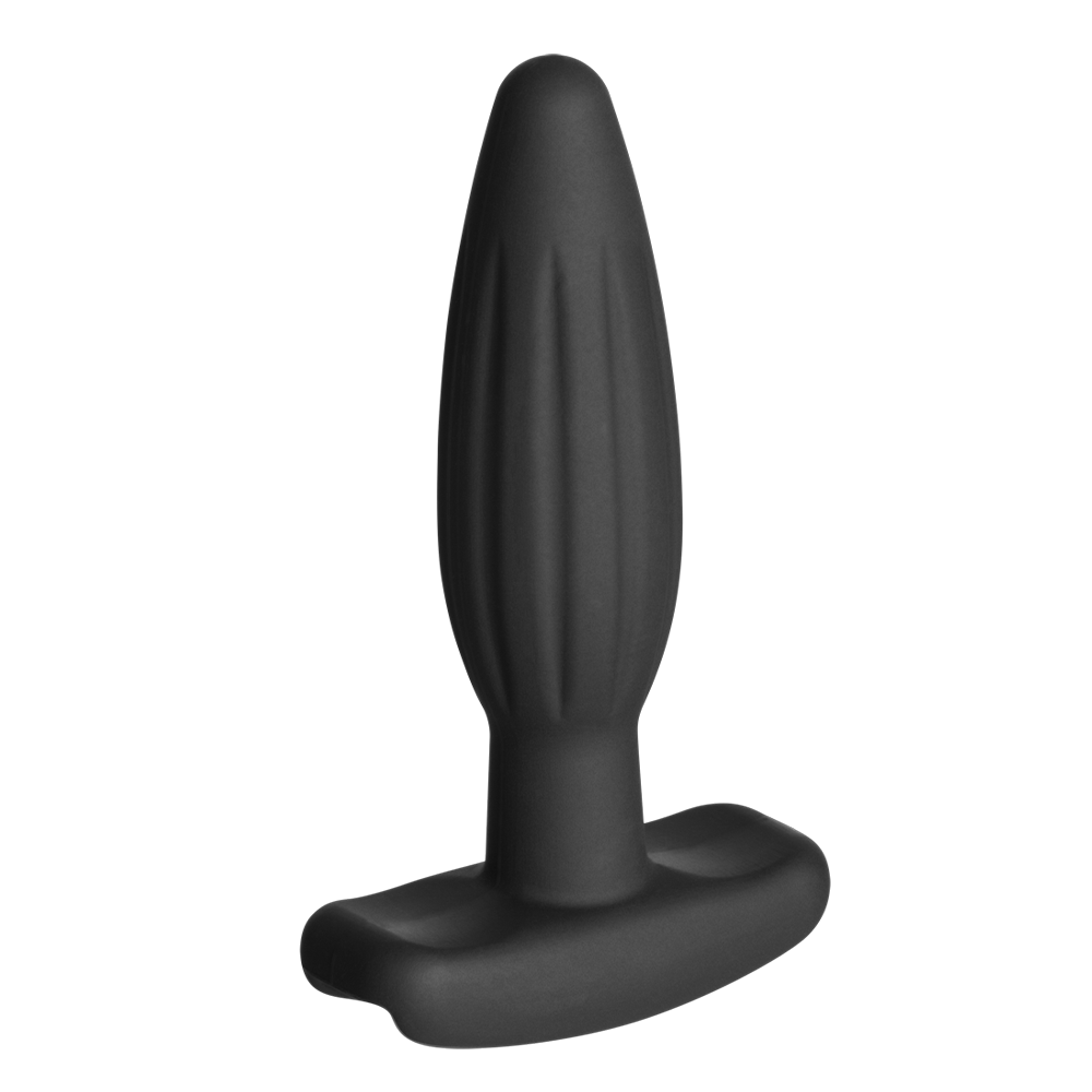 Silicone Noir Rocker Butt Plug - Small