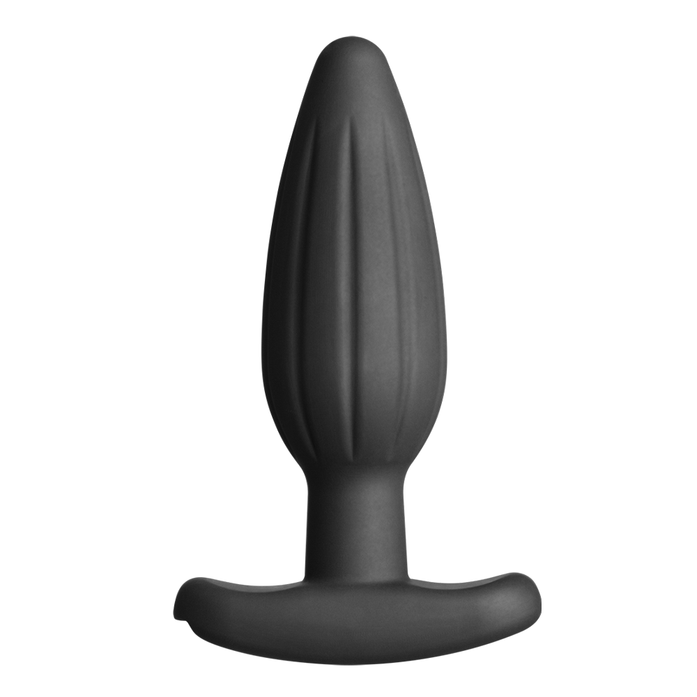 Silicone Noir Rocker Butt Plug - Medium