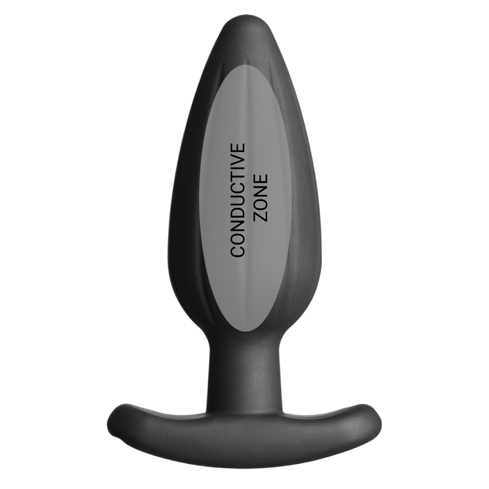 Silicone Noir Rocker Butt Plug - Large