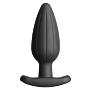 Silicone Noir Rocker Butt Plug - Large