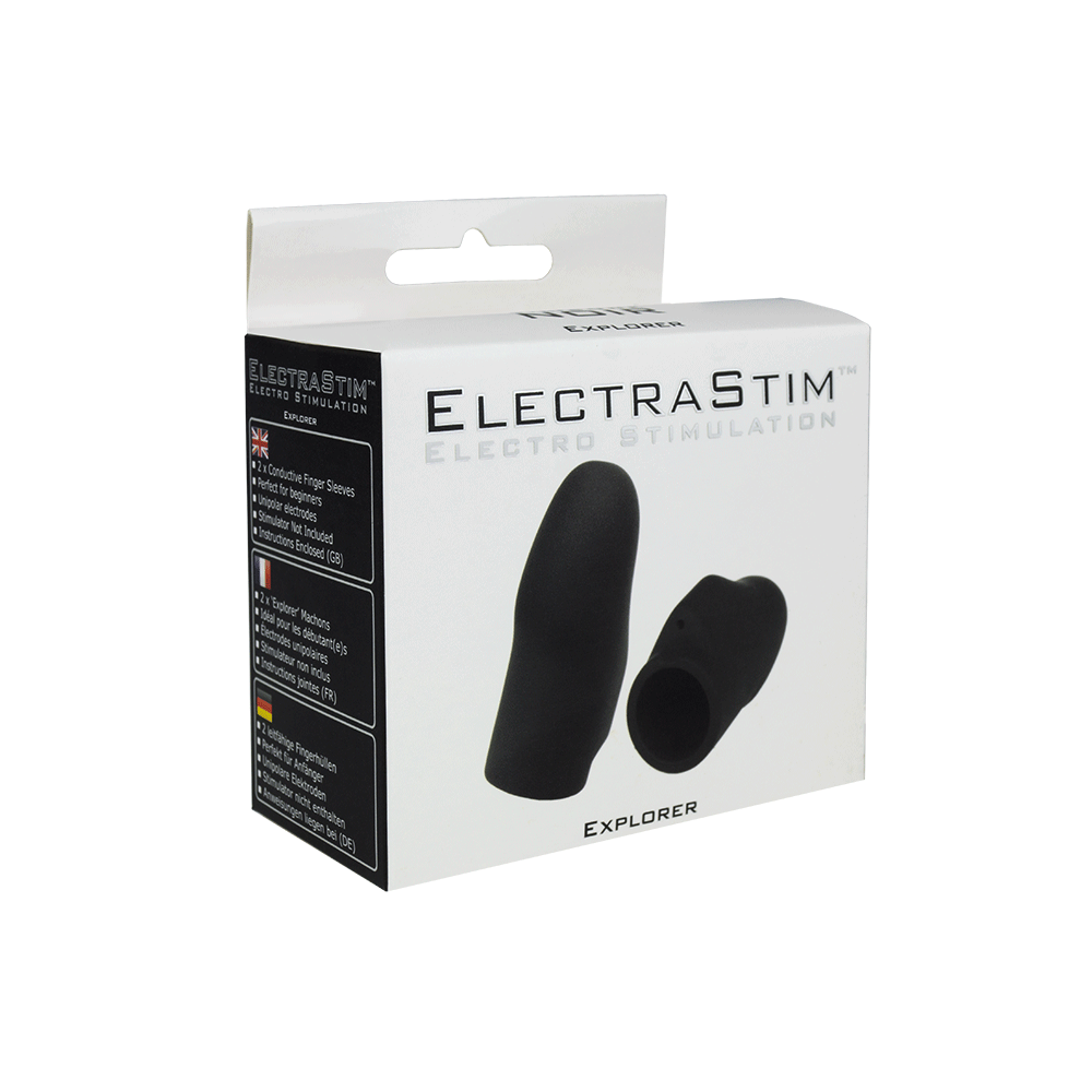 Silicone Noir 'Explorer' Electro Finger Sleeves